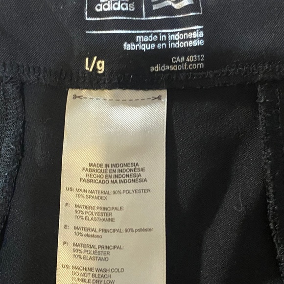 Adidas Black trouser. Sz L - Picture 7 of 7